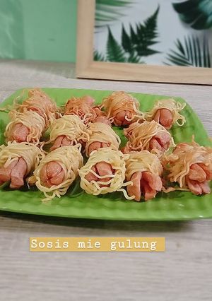Foto resep Sosis mie gulung