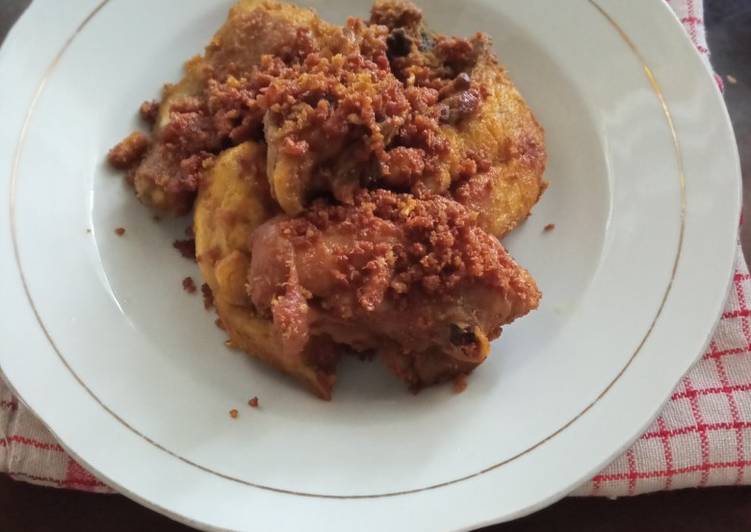 Resep Ayam goreng rempah2 Jawa Tengah(bumbu kuning), Bisa Manjain Lidah