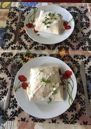 A picture of Chicken wrap.