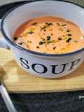 Sopa fría de tomate cherry