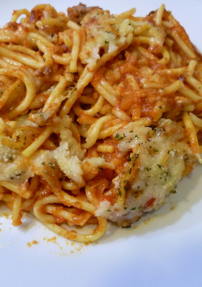 Una foto de Espagueti a la bolognesa
