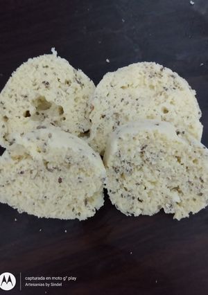 Una foto de Pan de taza de harina de coco