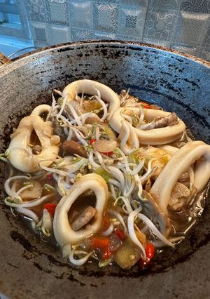 Foto resep Tumis Cumi Tauge Jamur