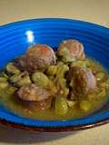 Habas con butifarra