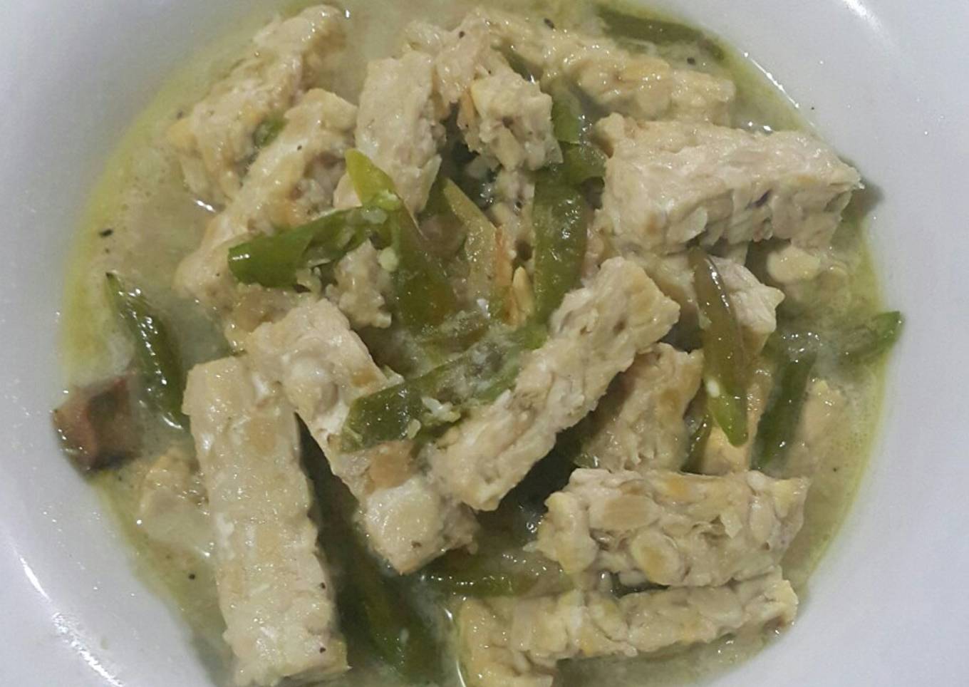 Tempe cabai hijau