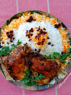 عکسی از دستور مرغ کاراملی بدون آب