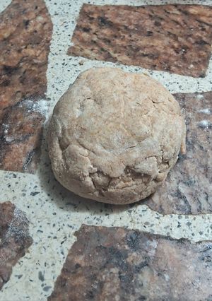 Una foto de Masa de tarta semi integral
