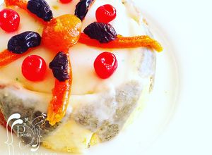 Una foto de Cassata Siciliana (Pastel de Semana Santa en Italia)