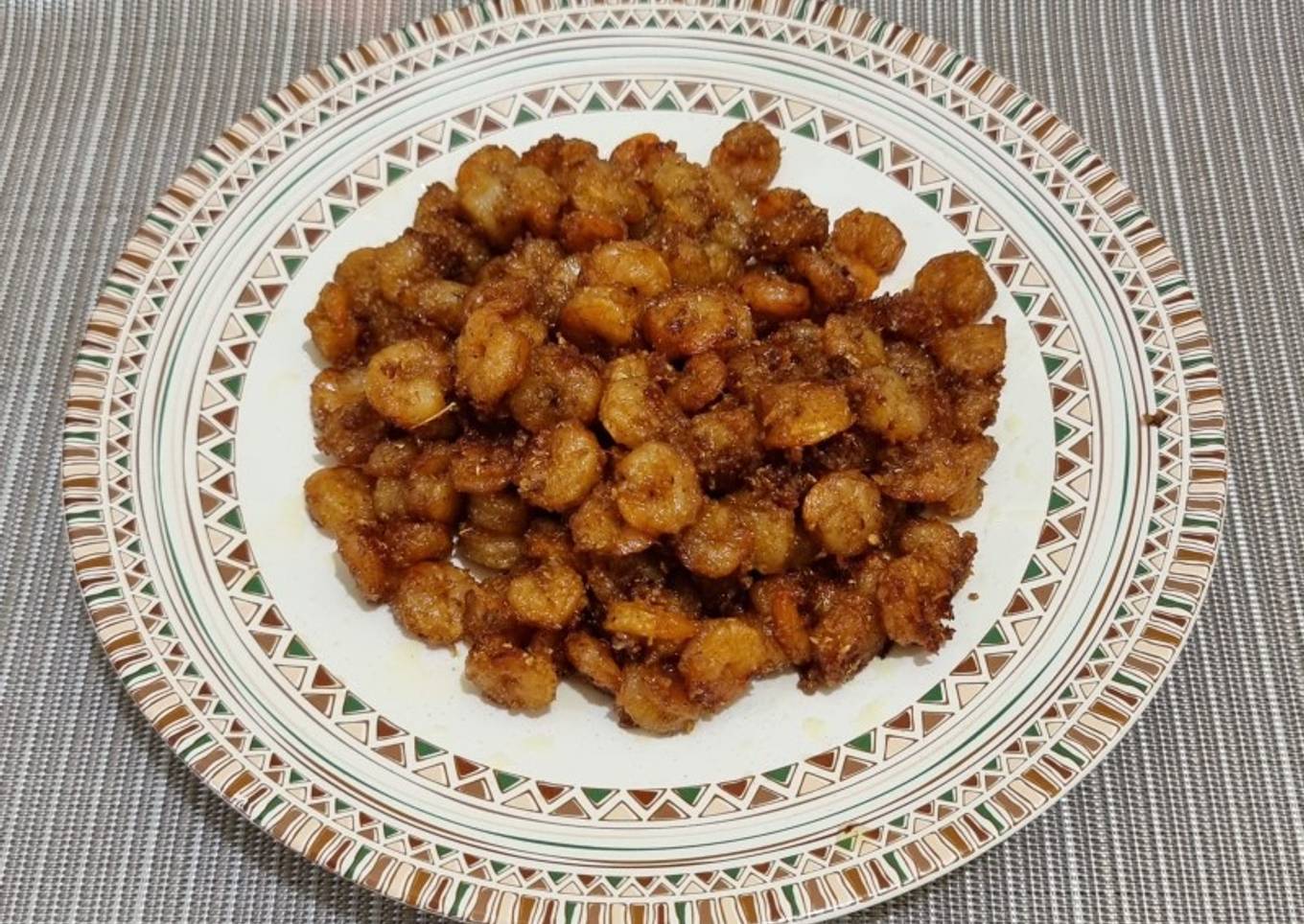 Udang Goreng bumbu Ketumbar