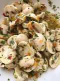 Ceviche de champiñones