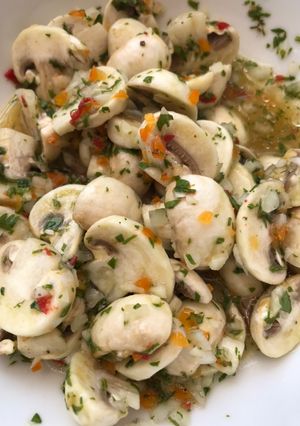 Una foto de Ceviche de champiñones