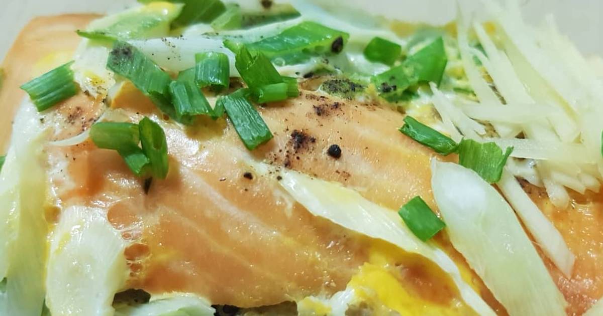 สูตร Salmon Katsu Don 🐳 คลีนๆ โดย Oody Cookpad