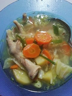 Foto resep Sup ceker ayam
