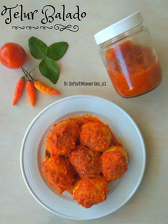 Foto resep Telur Balado (Bumbu Dasar Merah)