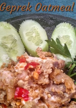 Foto resep Ayam Geprek Oatmeal