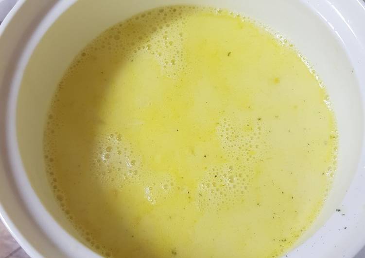 شوربه الذره بالكريمه