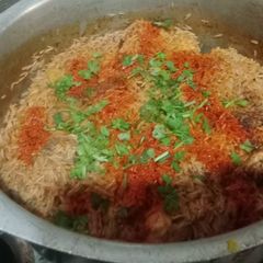 A picture of Chicken briyani.