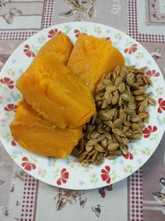 عکسی از دستور کدو حلوایی آب‌پز