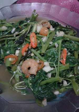 Foto resep Ca Kangkung Simple bgt