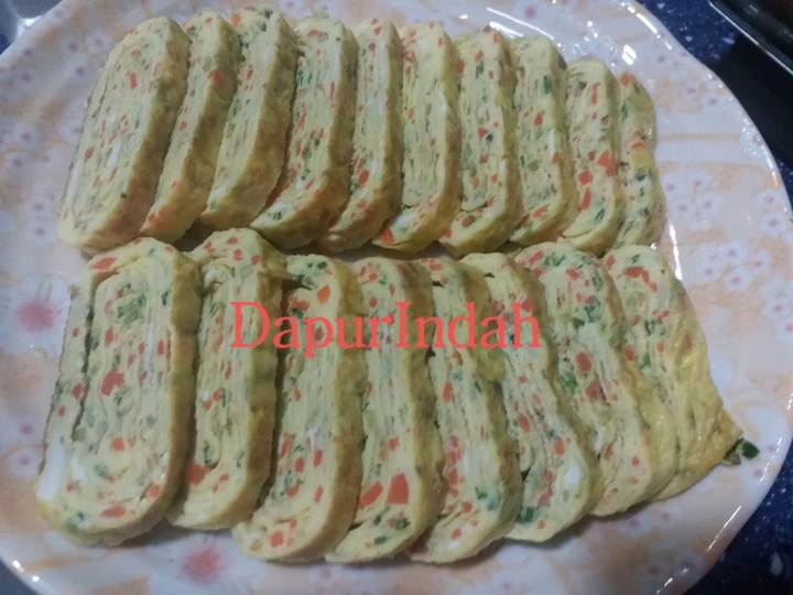 Langkah Gampang Menyiapkan Resep Tamagoyaki/Telur dadar gulung yang Lezat Anti Ribet, Mantap Sekali