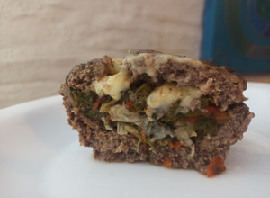 Una foto de Pan de carne relleno