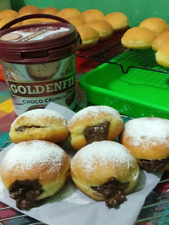 Foto resep Bomboloni isi coklat crunch
