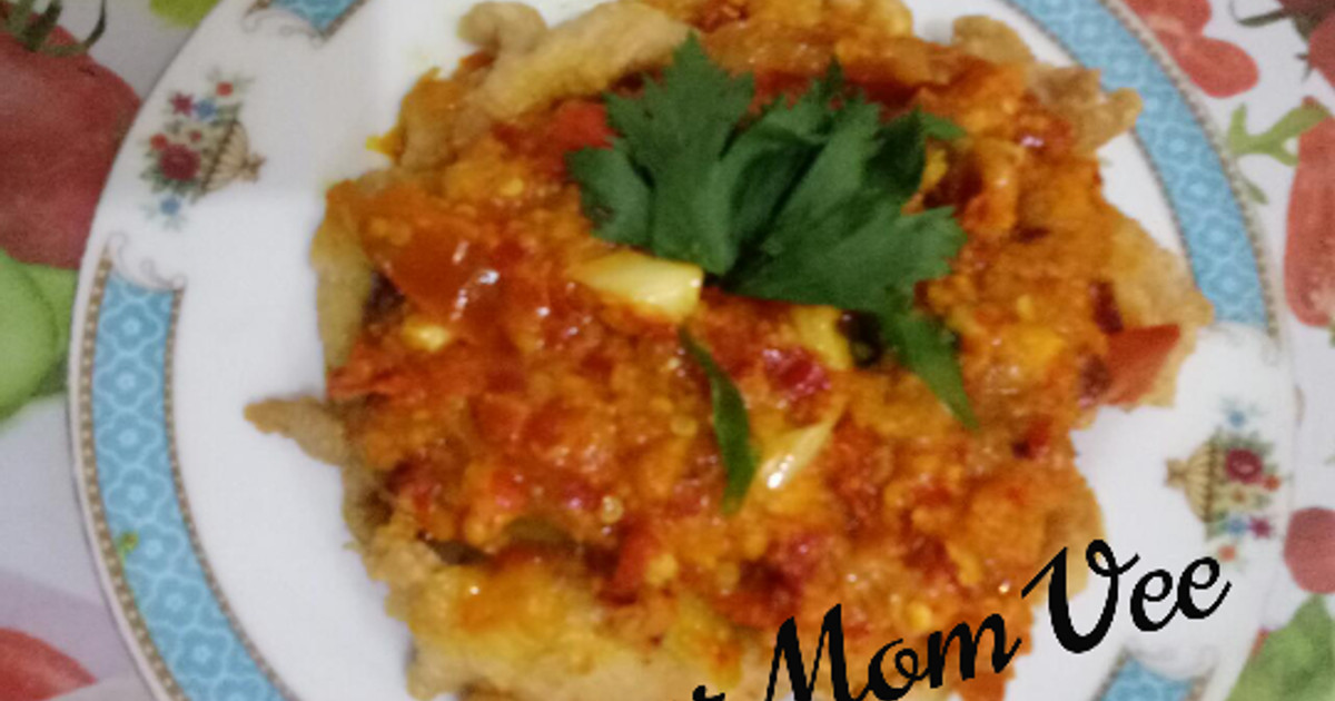 Resep Ayam Crispy Sarica (Sambal Rica Rica) oleh VeeweeSudrajat - Cookpad