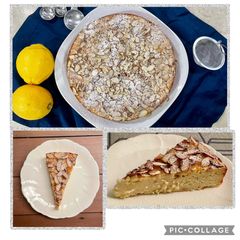 A picture of Italian Almond Ricotta Cake with Lemon (Gluten-Free).