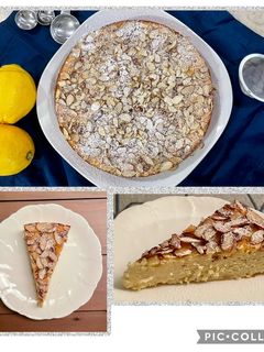 A picture of Italian Almond Ricotta Cake with Lemon (Gluten-Free).