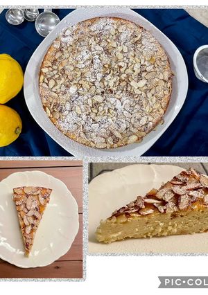 A picture of Italian Almond Ricotta Cake with Lemon (Gluten-Free).