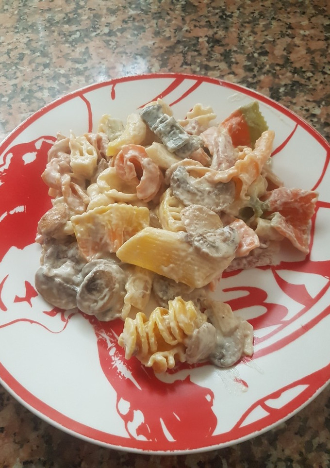 Una foto de Pasta italiana a la carbonara