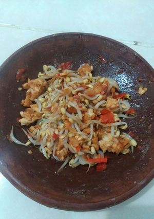 Foto resep Pecak Tauge Tempe