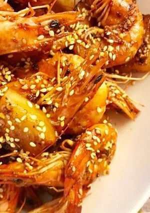 澳風杜卡鳳梨鮮蝦 的食譜成品照片