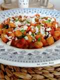Garbanzos con pisto