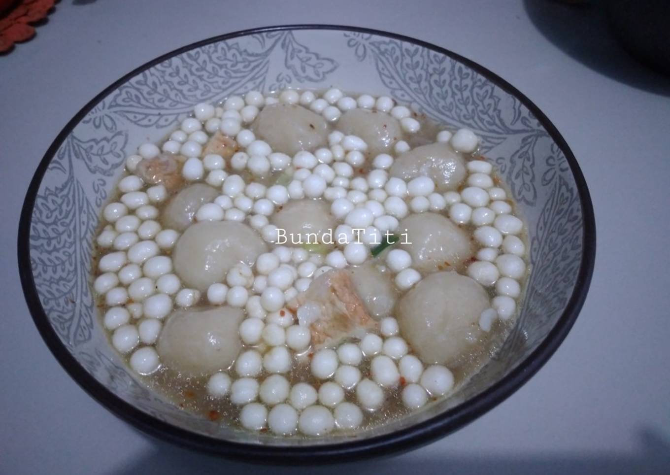 668.Bakso Aci sederhana