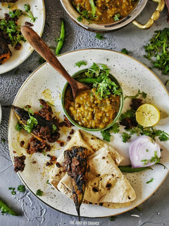 A picture of Stuffed karelas (pyaz tamatar vale karele/onion-tomato masala).