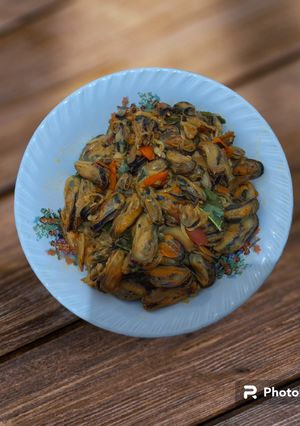 Foto resep Tumis kerang kupas