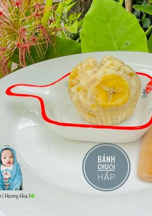 Hình của món Bánh chuối hấp.