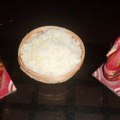 Boiled rice A picture of Boiled rice.
