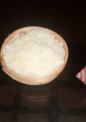 A picture of Boiled rice.