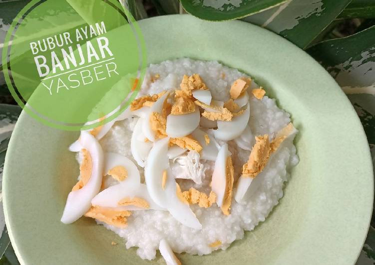 Masakan Populer Bubur ayam banjar Nikmat Lezat