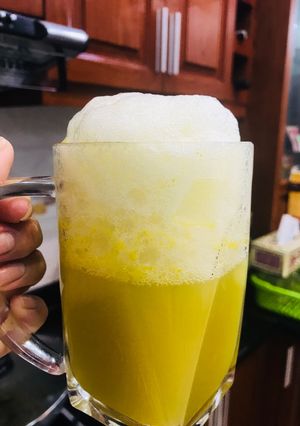 Hình của món Thạch táo giả bia tươi.
