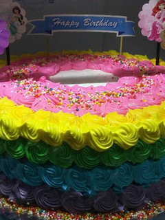 Foto resep Blackforest Kukus Lembut (Rainbow Cake/Cake Ultah)