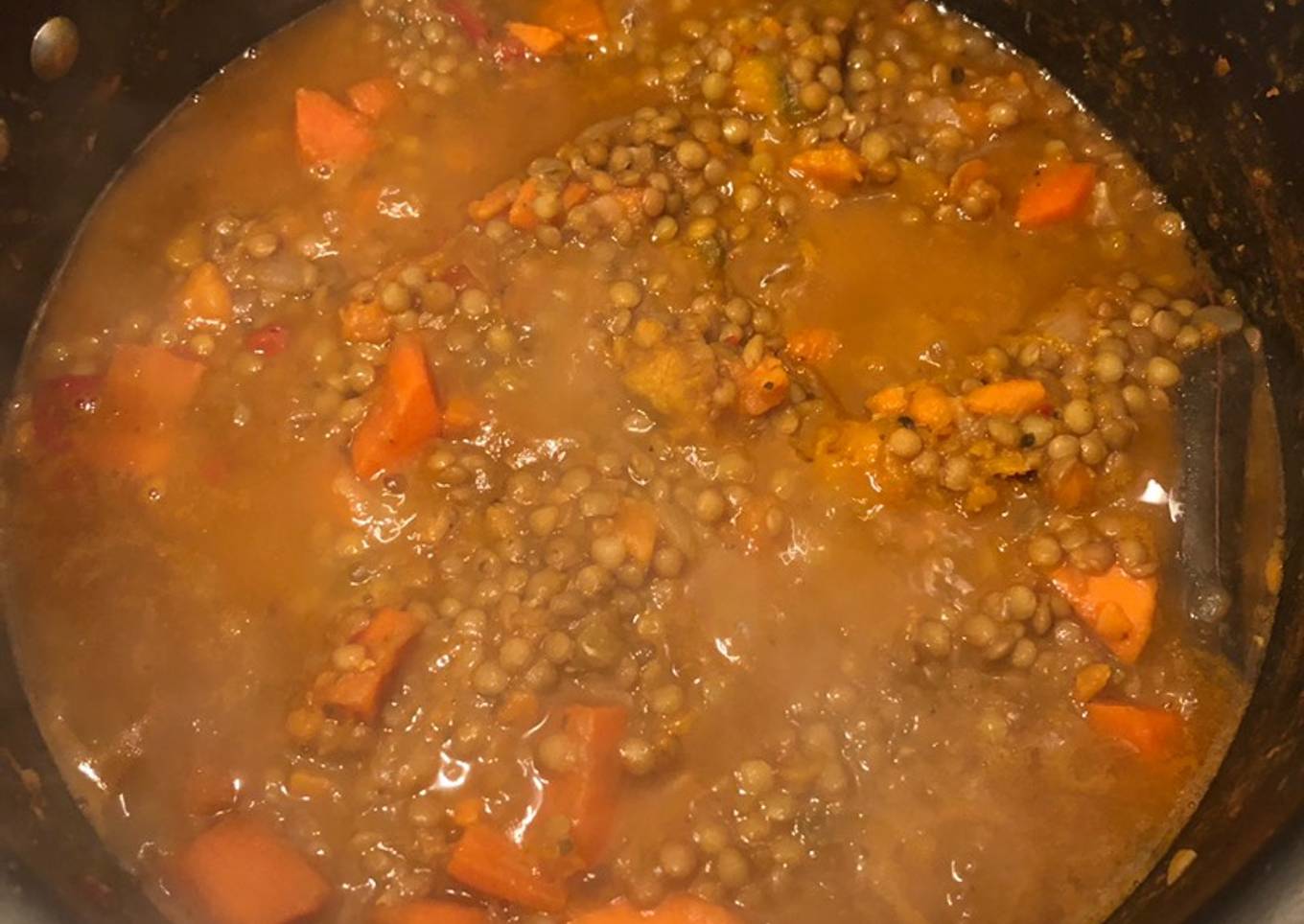 Cazuela (Guiso) Lentejas Vegano