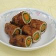 Meat wrapped lettuce