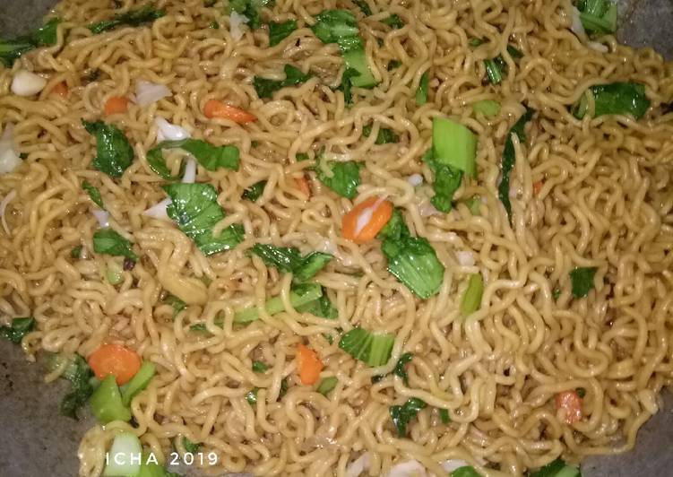 Resep Mie goreng ala icha yang Bisa Manjain Lidah