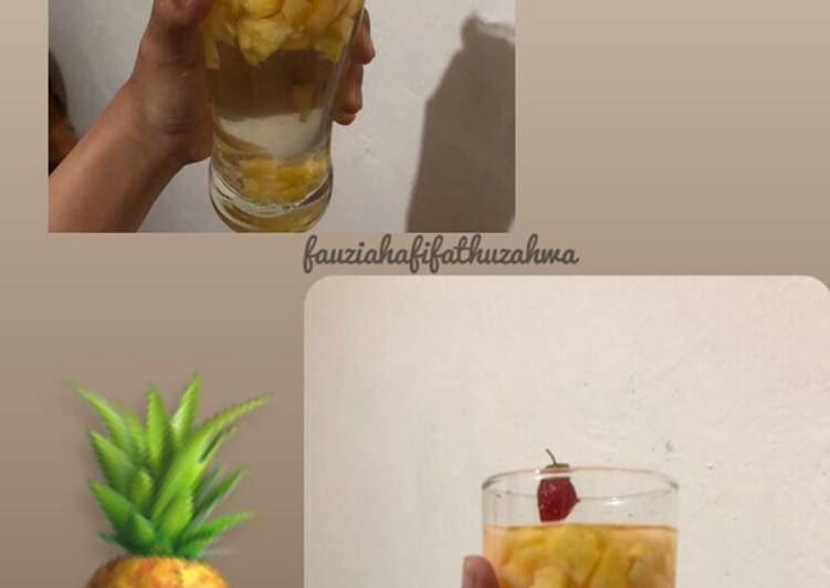 Cara Gampang Menyiapkan 31. Es Buah ~ Es Koktail Buah 🍈🍍 yang Enak Banget