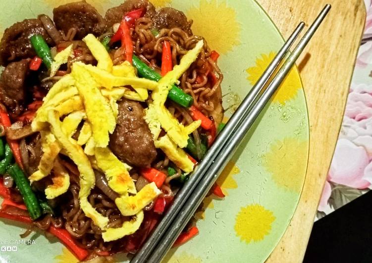 Resepi Meggi Goreng Bakso Sedap 2 Langkah Aneka Resepi Enak