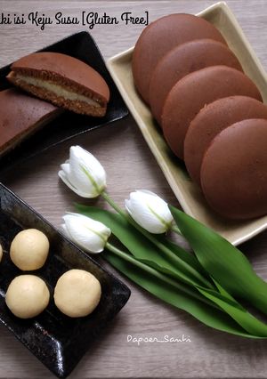 Foto resep Dorayaki Isi Keju Susu [Gluten Free]