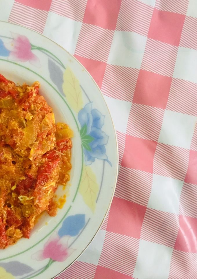 عکسی از دستور املت گوجه
